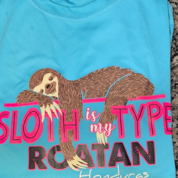 unbranded Tops - Blue Sloth Graphic Long Sleeve Tee